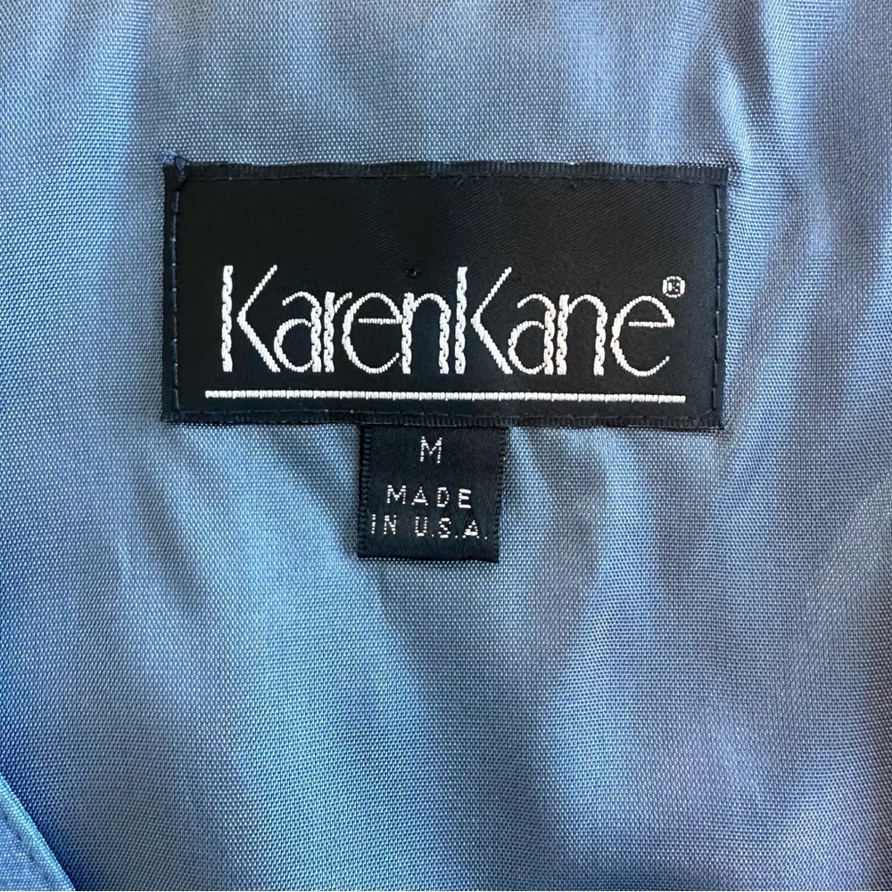 Karen Kane Vintage Coastal Cowgirl Blue Vest - Picture 7 of 7